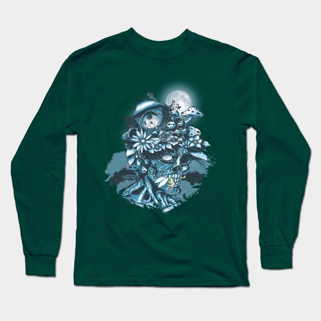 Zombie Fairy Tale Long Sleeve T-Shirt by 3Zen Media